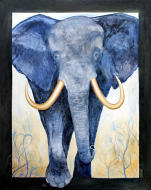 Czeslaw Gorski - Der Elefant - Ölgemälde